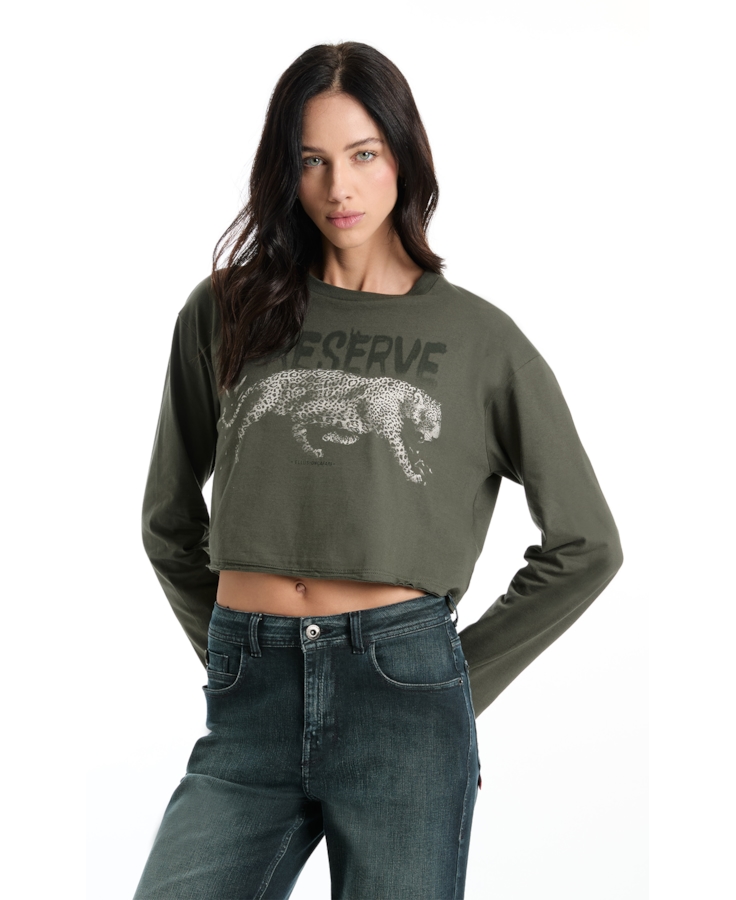 Blusa Preserve Onçafari Floresta