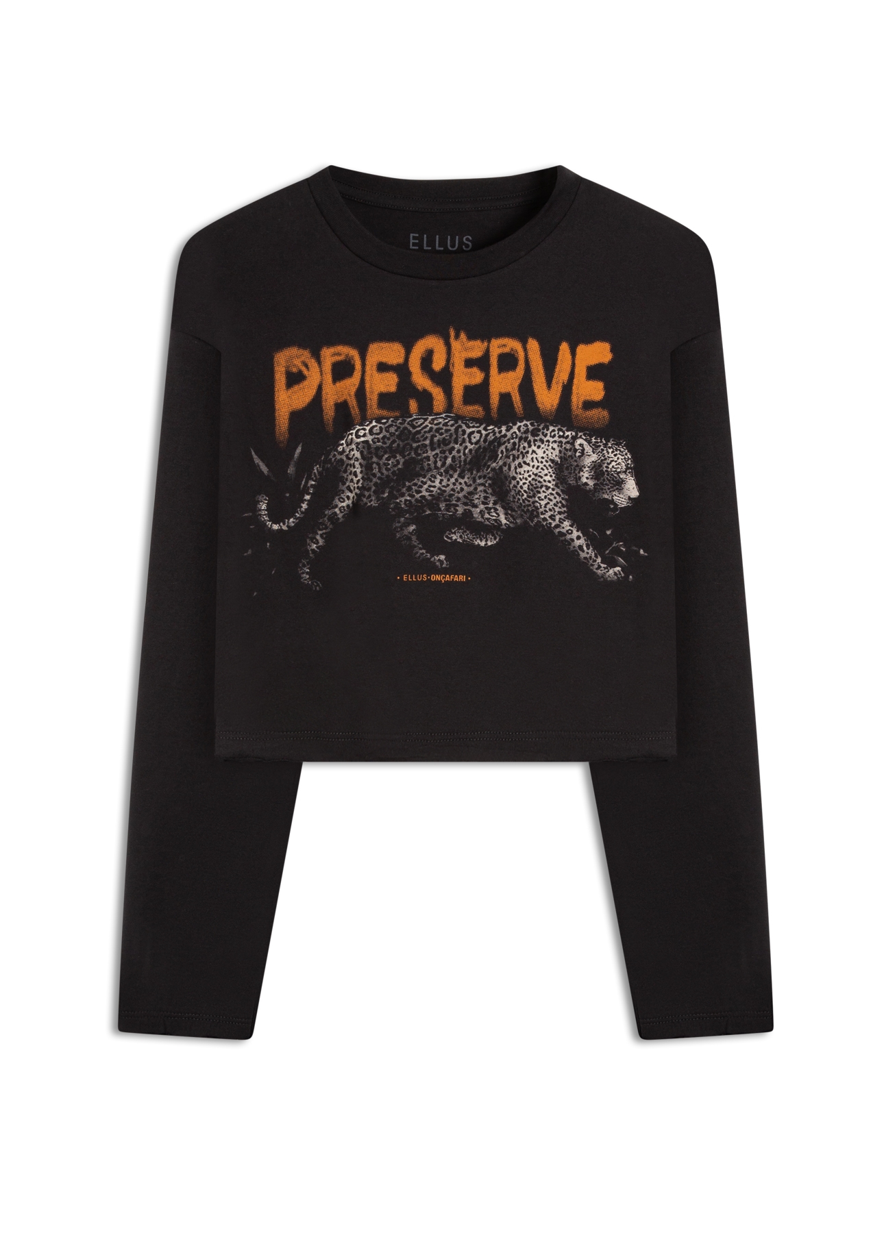 Blusa Preserve Onçafari Preto