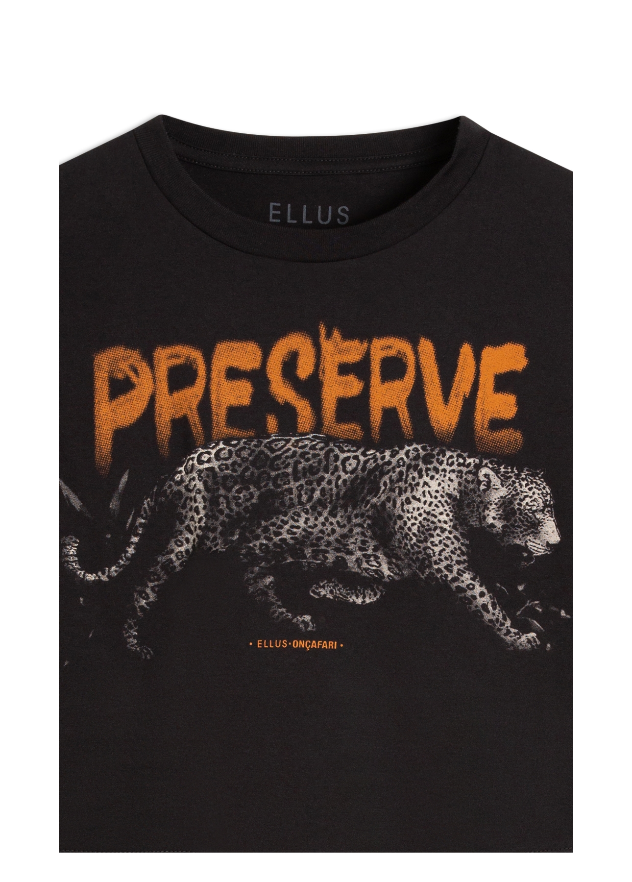 Blusa Preserve Onçafari Preto
