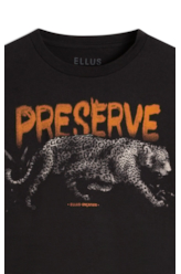 Blusa Preserve Onçafari Preto
