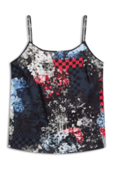 Blusa Rayon Motor Bloom Marinho