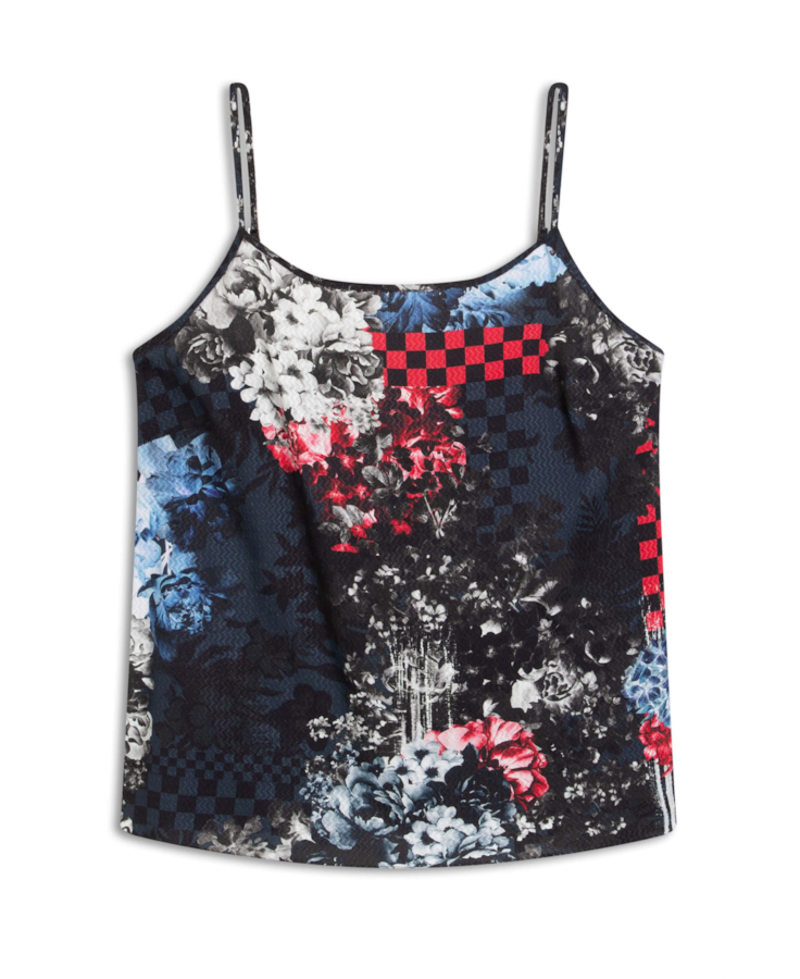 Blusa Rayon Motor Bloom Marinho