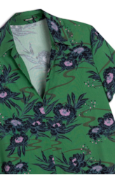 Blusa Rayon Peony Estampado Verde Bandeira