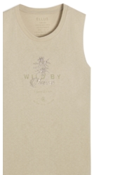 Blusa Regata Canhamo Verde Oliva