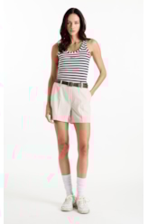 Blusa Regata Ellus Co Striped Dark Navy