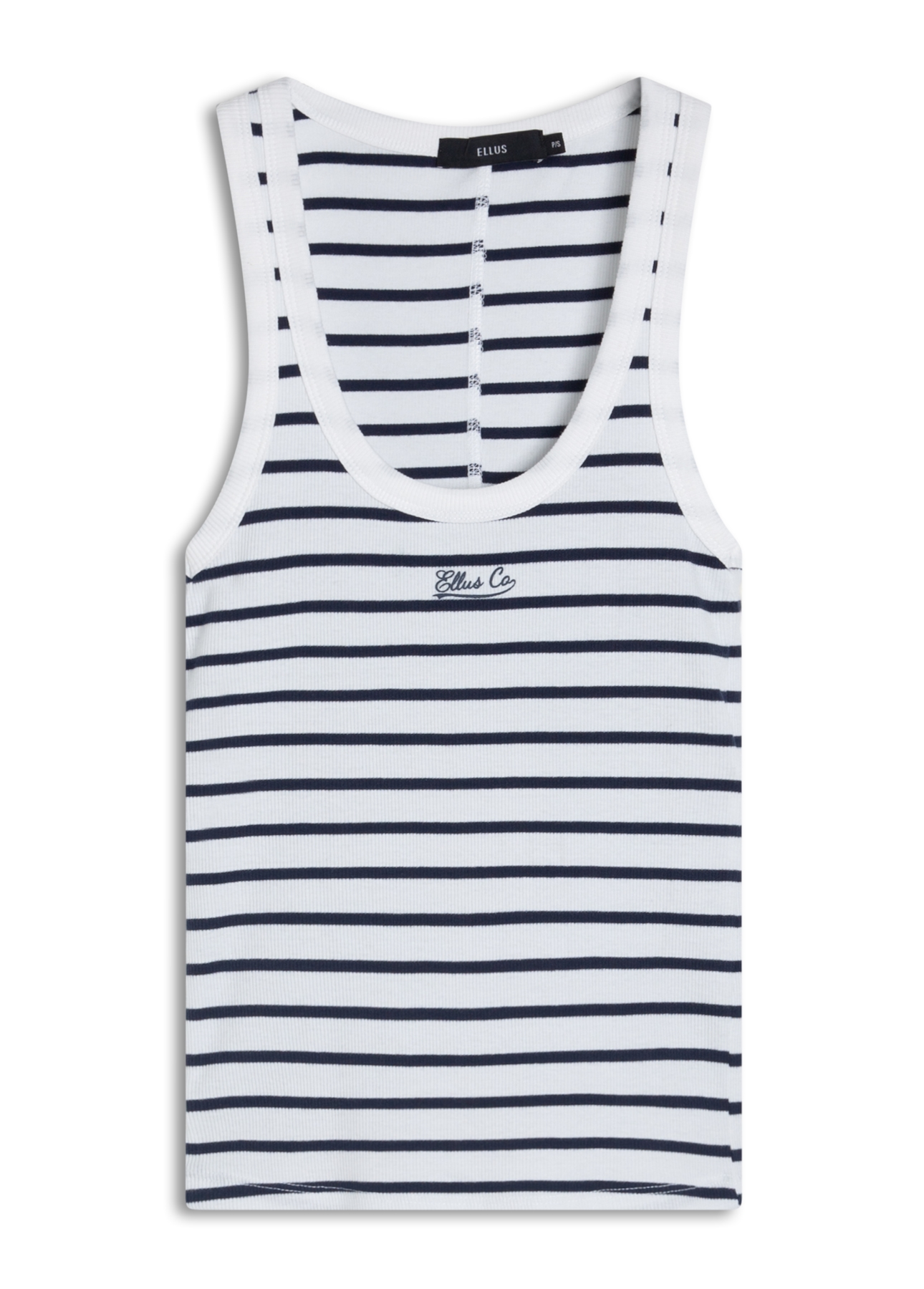 Blusa Regata Ellus Co Striped Dark Navy