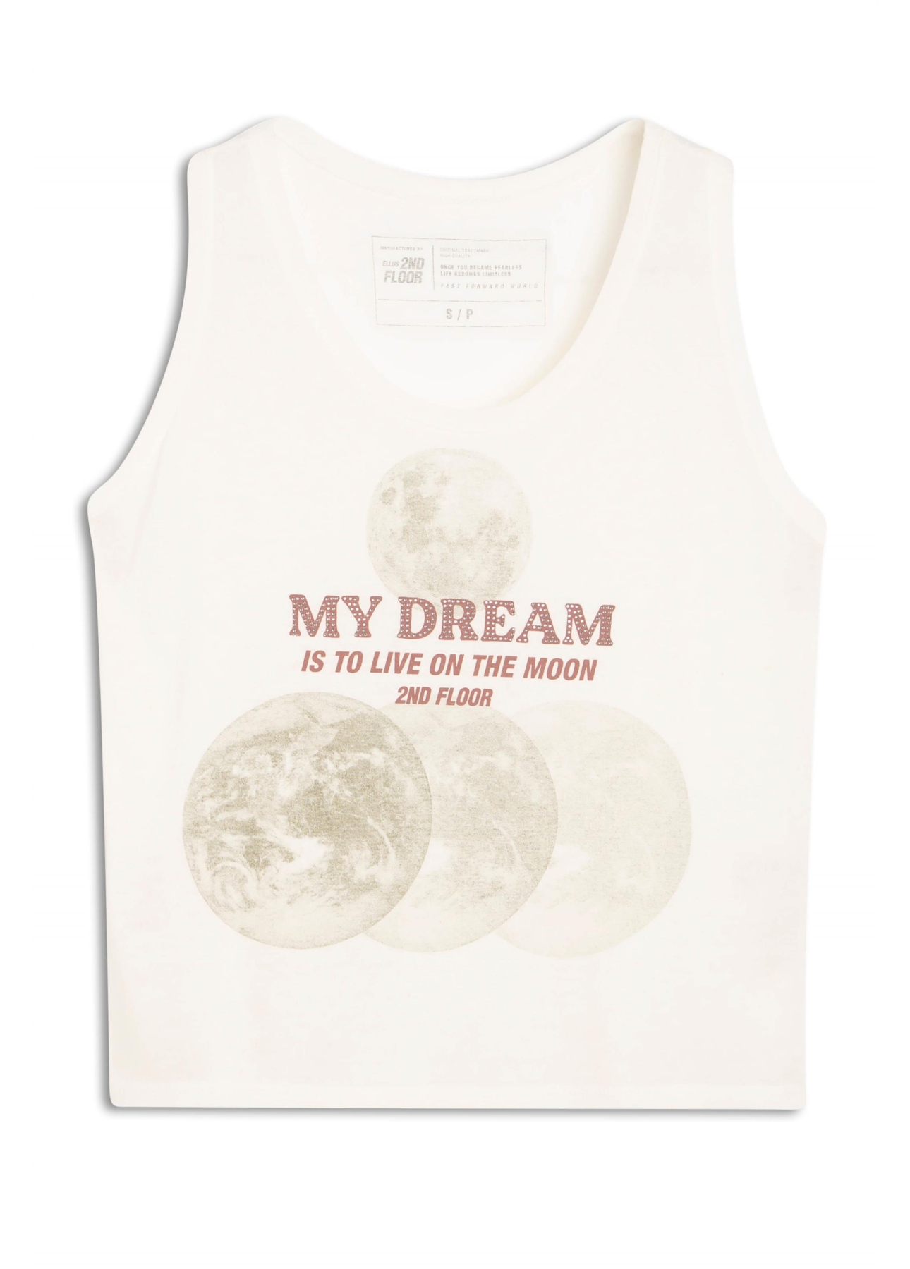 Blusa Regata Linho Earth Off White