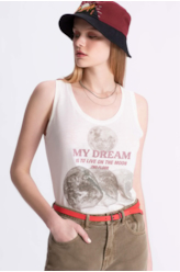 Blusa Regata Linho Earth Off White