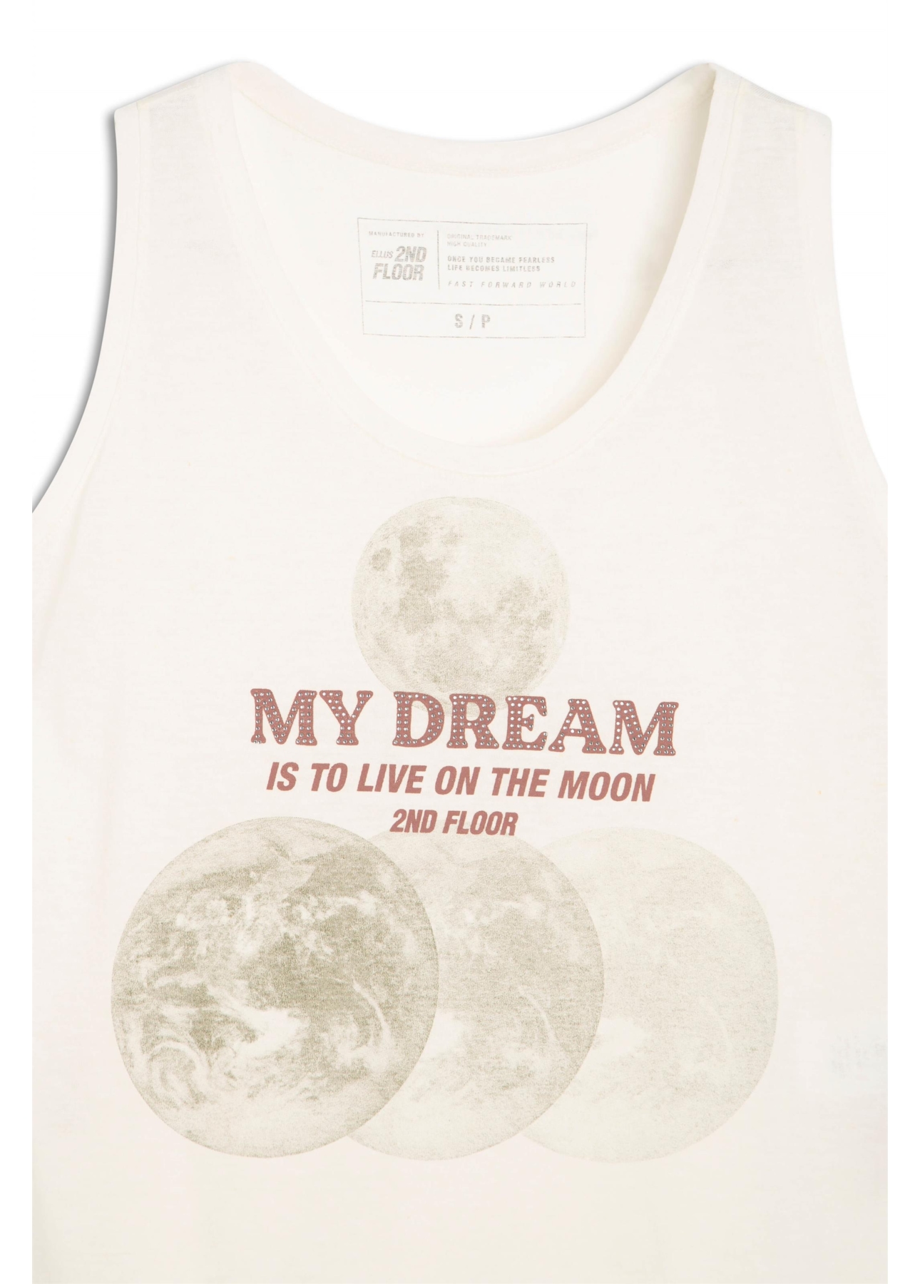 Blusa Regata Linho Earth Off White