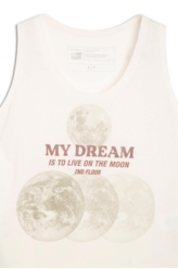Blusa Regata Linho Earth Off White