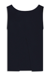 Blusa Regata Rib Back Cutout Dark Brown