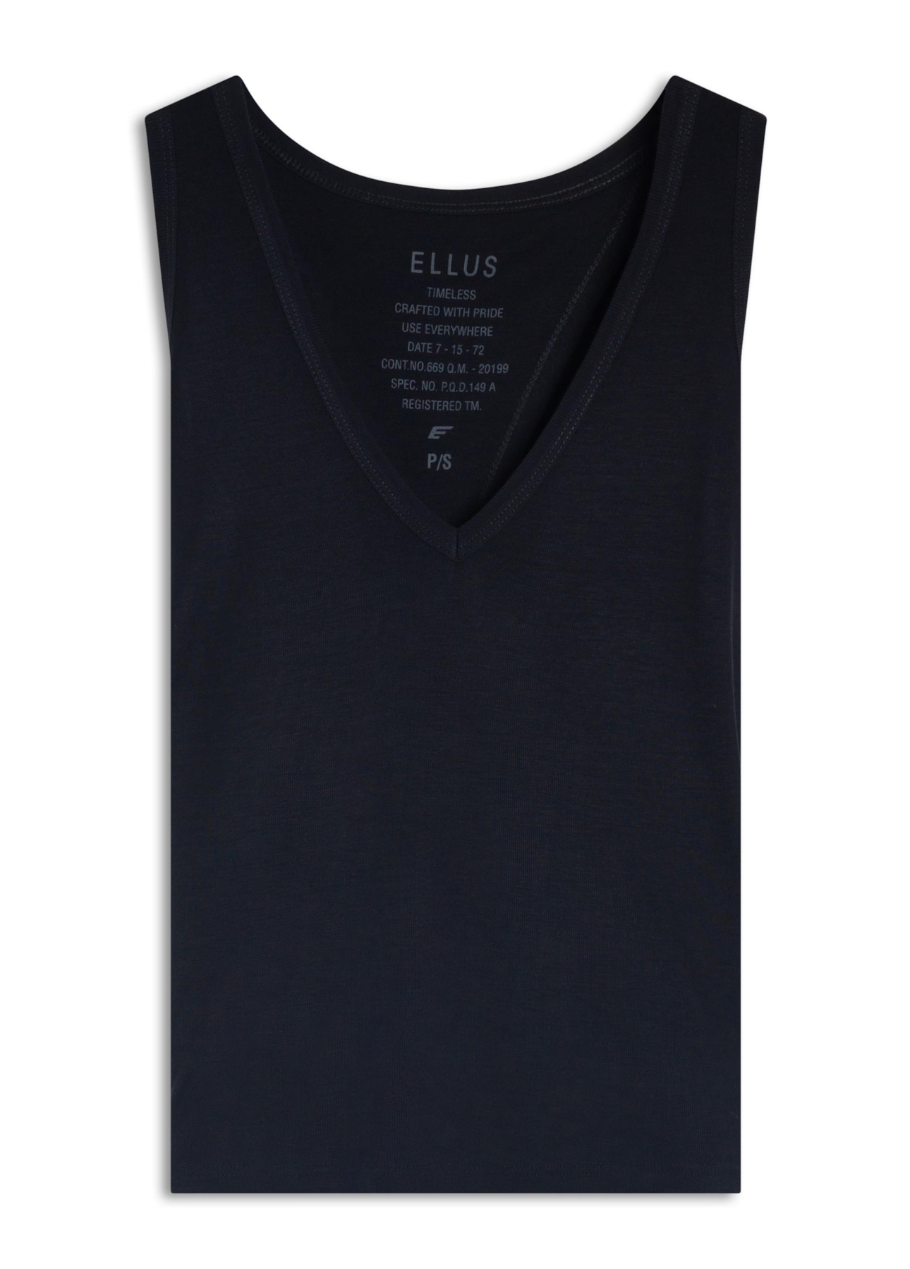Blusa Regata Rib Back Cutout Dark Brown