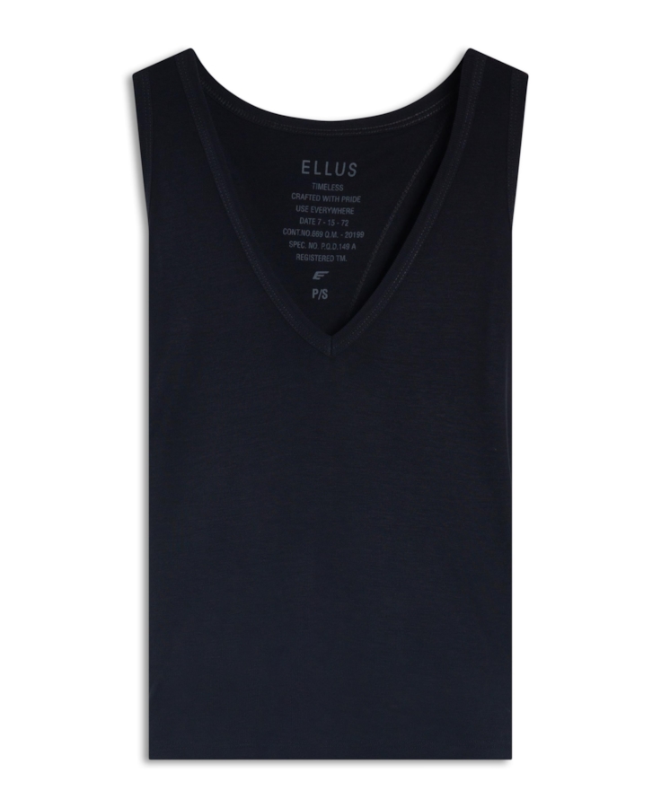 Blusa Regata Rib Back Cutout Dark Brown
