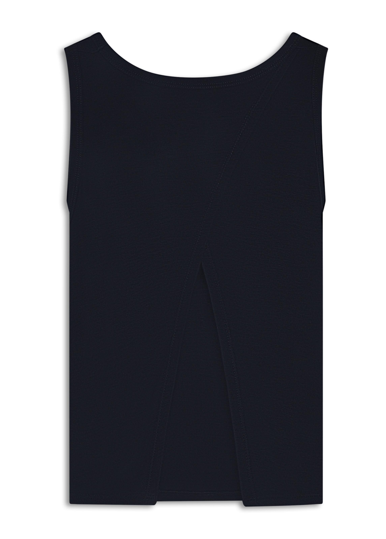 Blusa Regata Rib Back Cutout Dark Brown