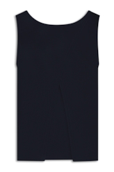 Blusa Regata Rib Back Cutout Dark Brown