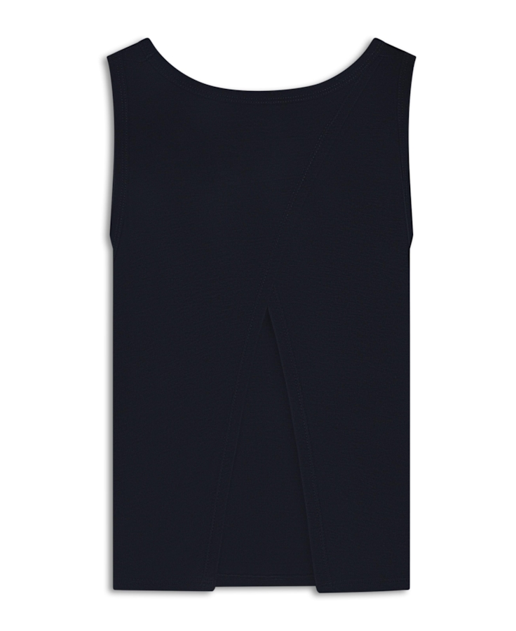 Blusa Regata Rib Back Cutout Dark Brown
