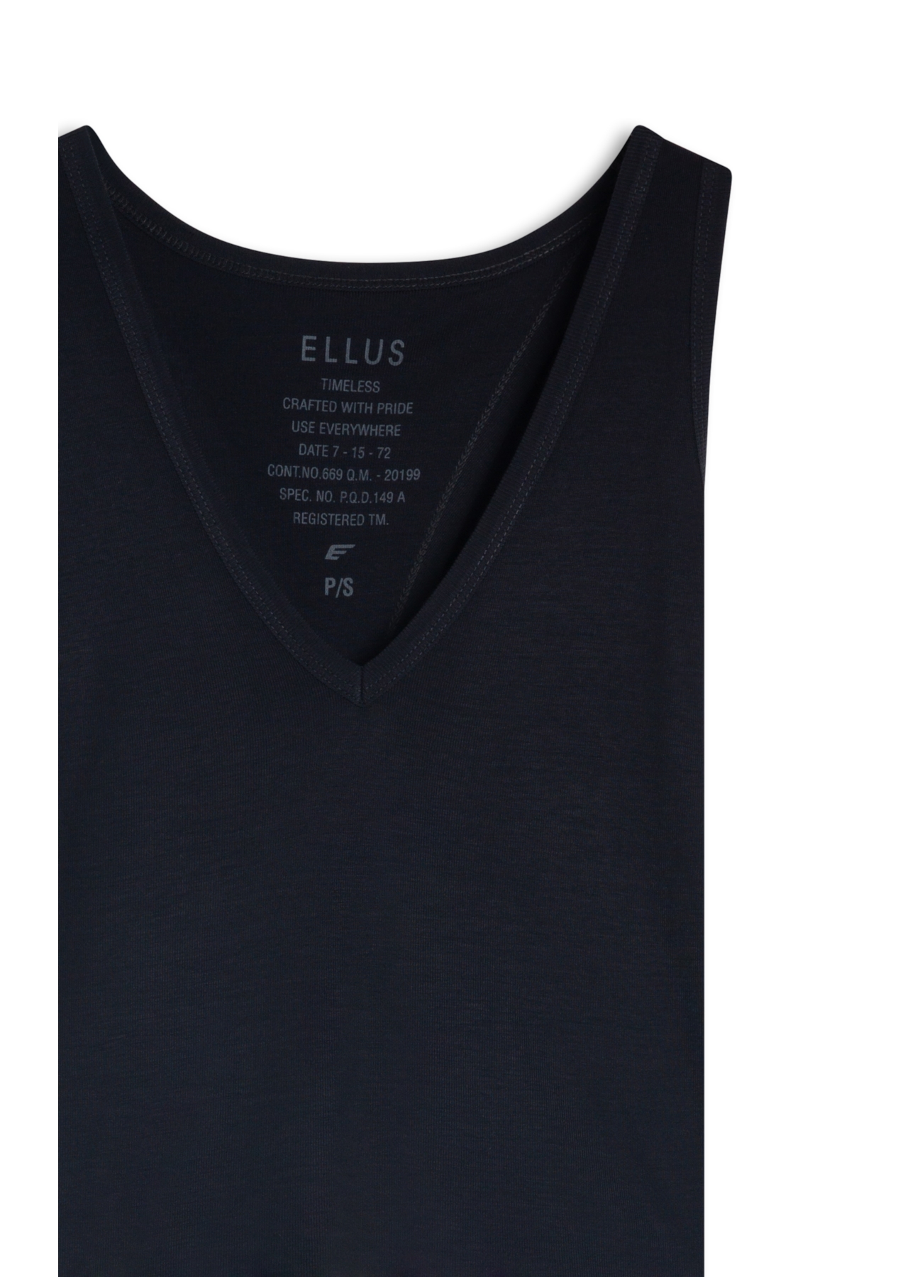 Blusa Regata Rib Back Cutout Dark Brown
