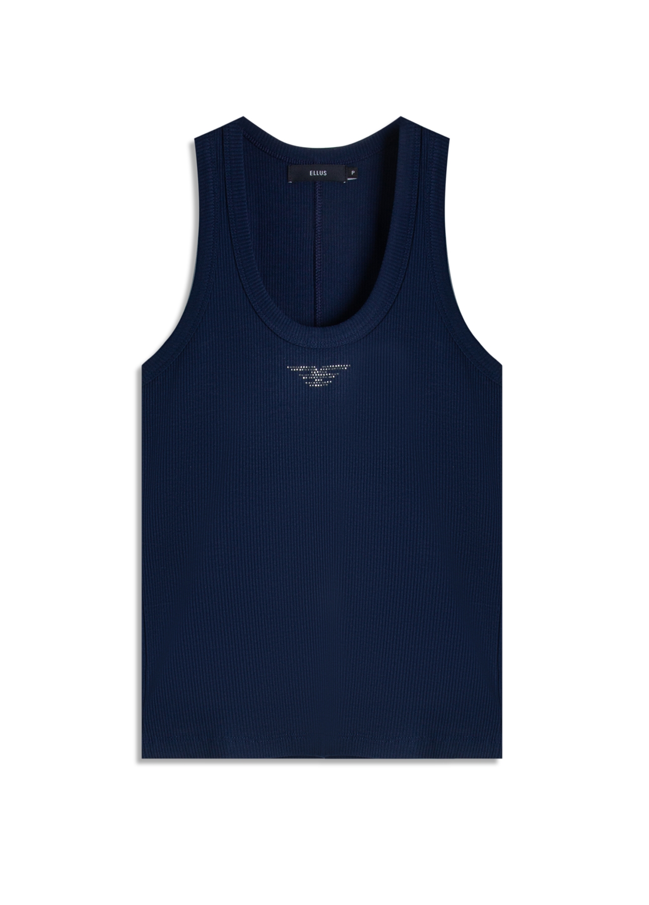 Blusa Regata Rib Easa Mirror Hotfix Dark Navy
