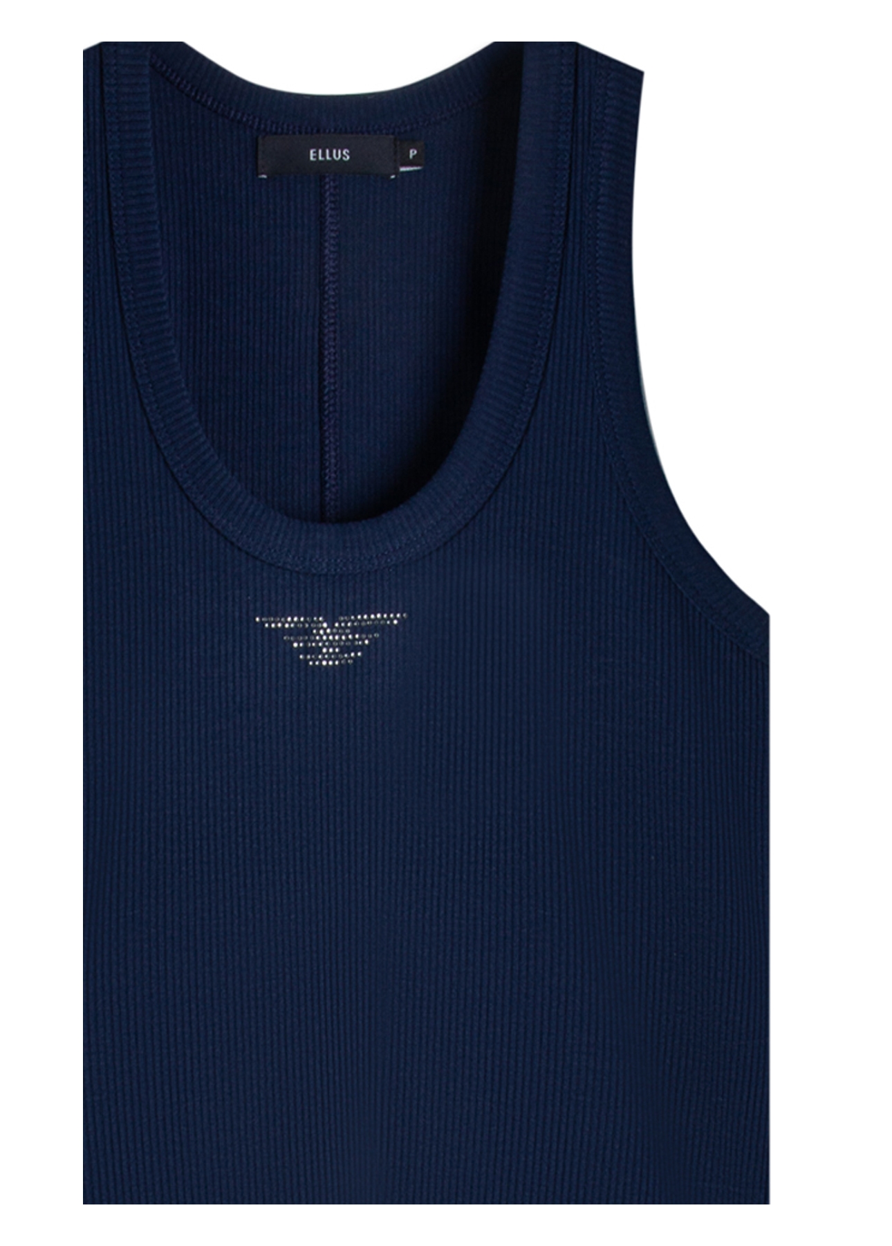 Blusa Regata Rib Easa Mirror Hotfix Dark Navy