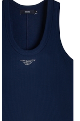 Blusa Regata Rib Easa Mirror Hotfix Dark Navy
