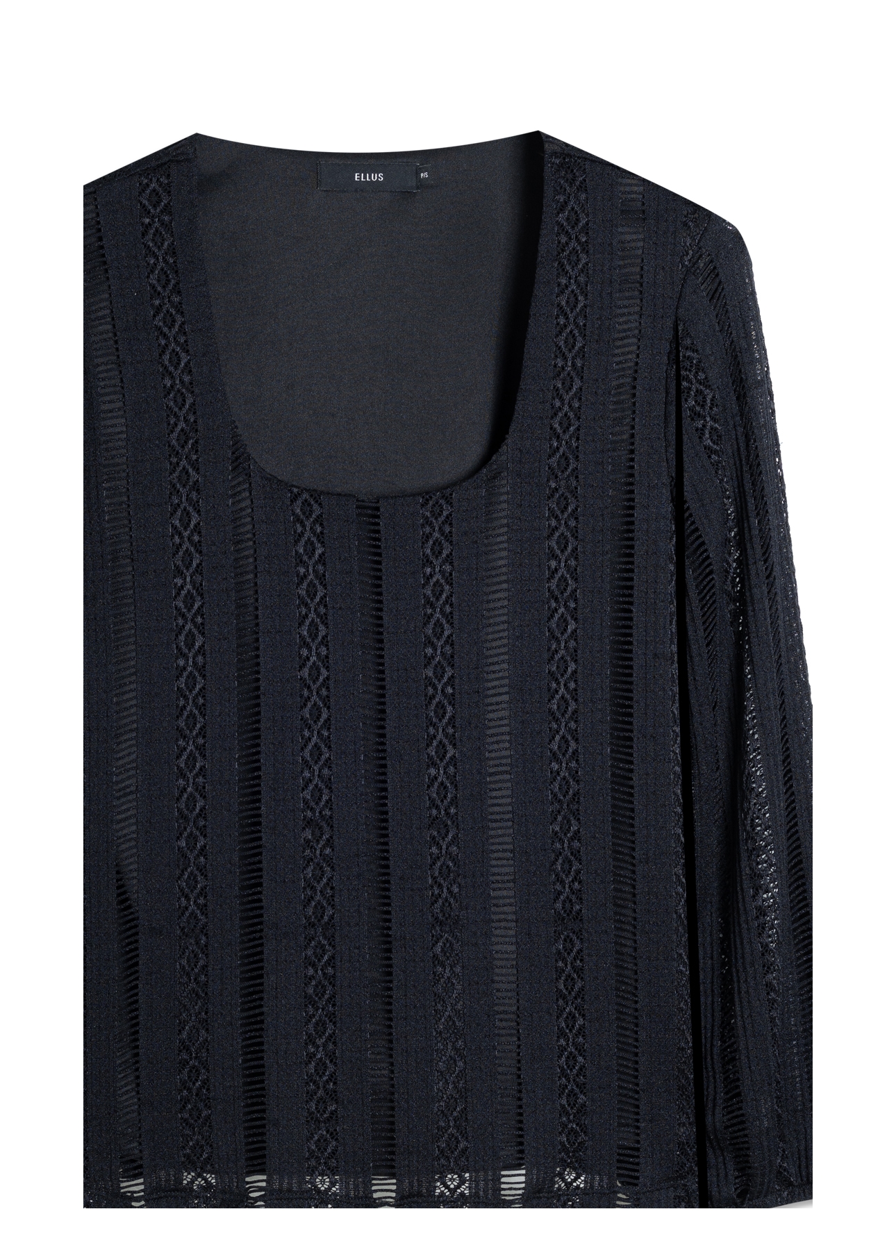 Blusa Renda Palito Dondo Preto