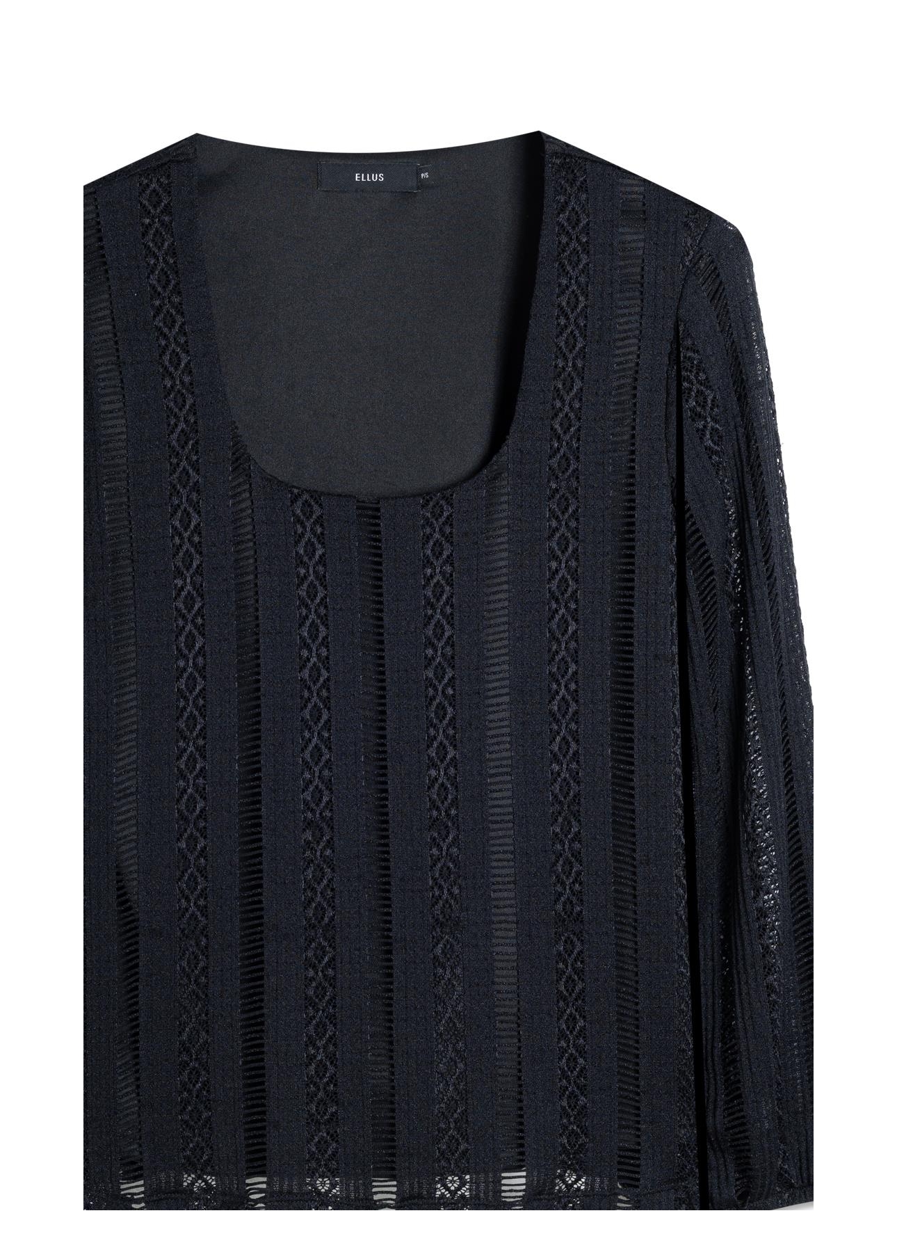 Blusa Renda Palito Dondo Preto