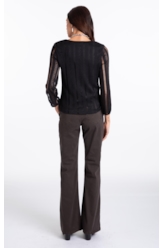 Blusa Renda Palito Dondo Preto
