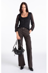 Blusa Renda Palito Dondo Preto