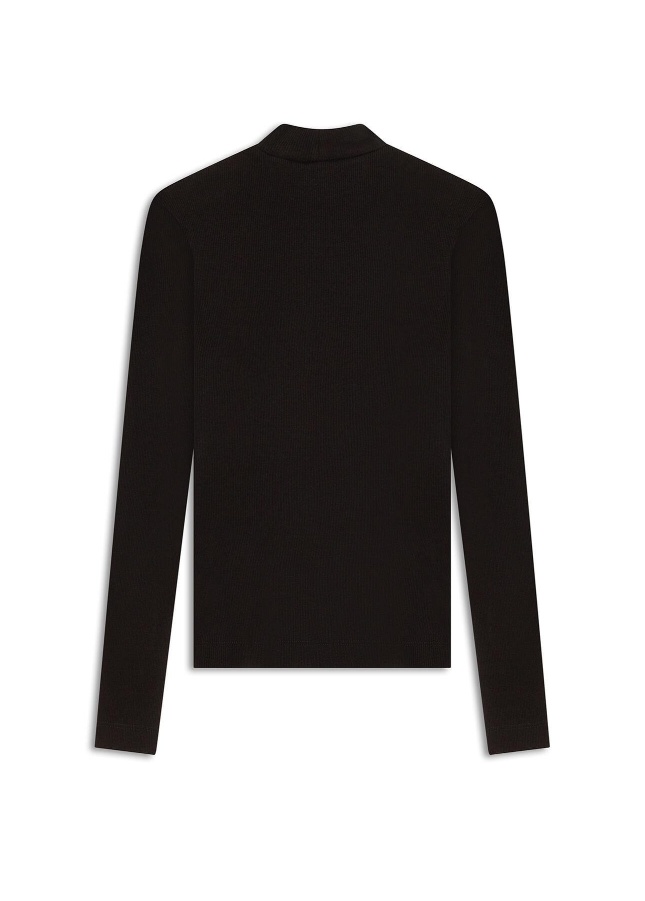 Blusa Rib Basic Preto