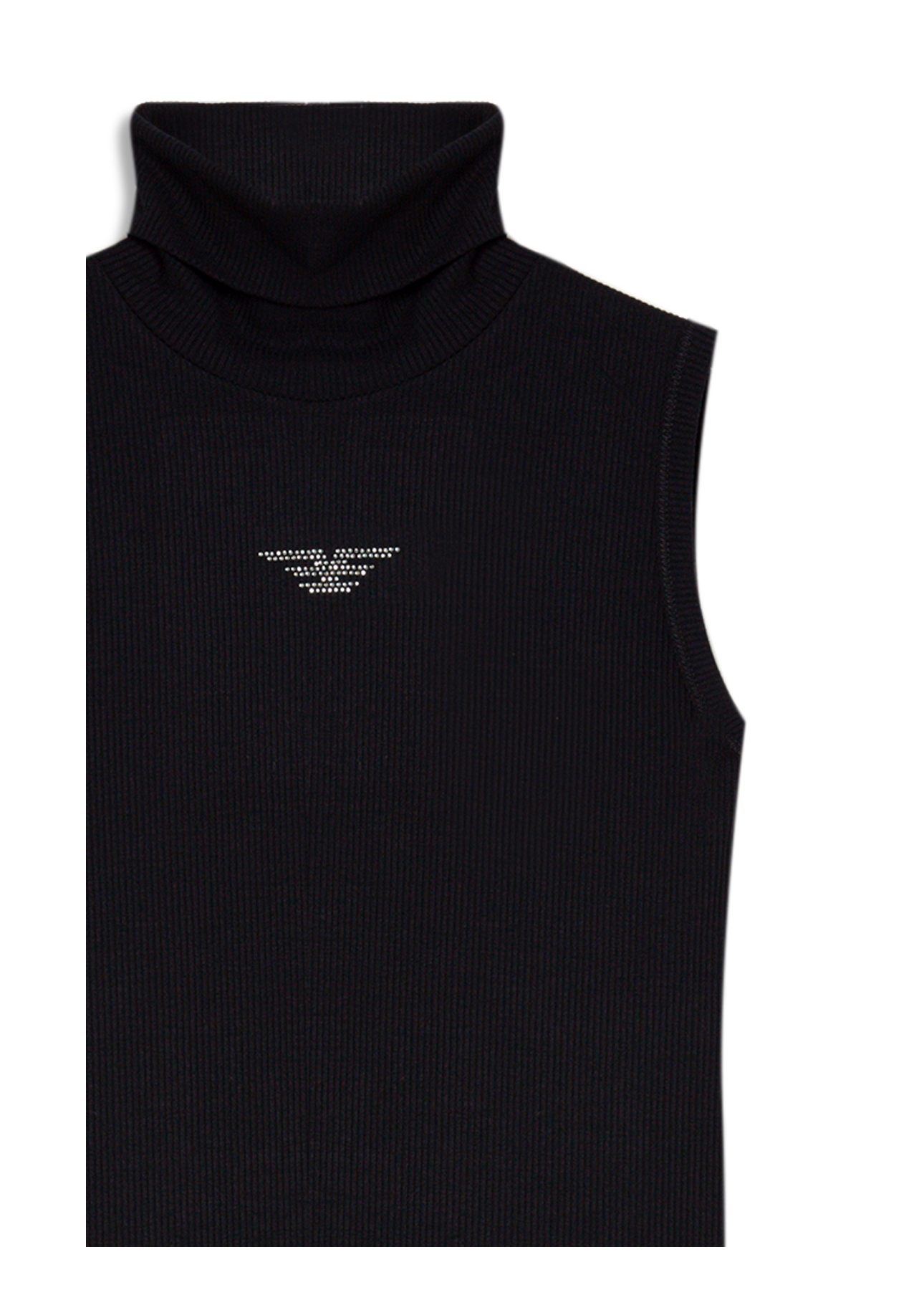 Blusa Rib Easa Turtleneck Preto