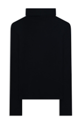 Blusa Rib Ellus Gothic Turtleneck Preto