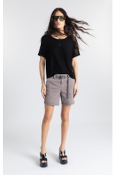 Blusa Rib Gothic Slim Preto