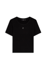 Blusa Rib Gothic Slim Preto
