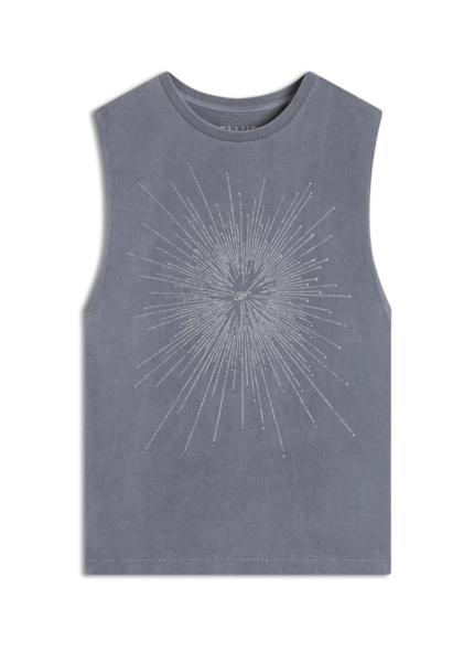 Blusa Rib Midnight Blue