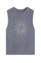 Blusa Rib Midnight Blue