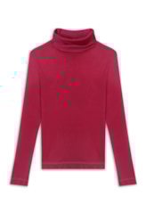 Blusa Rib Overdye Baby Look Violeta