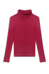 Blusa Rib Overdye Baby Look Violeta