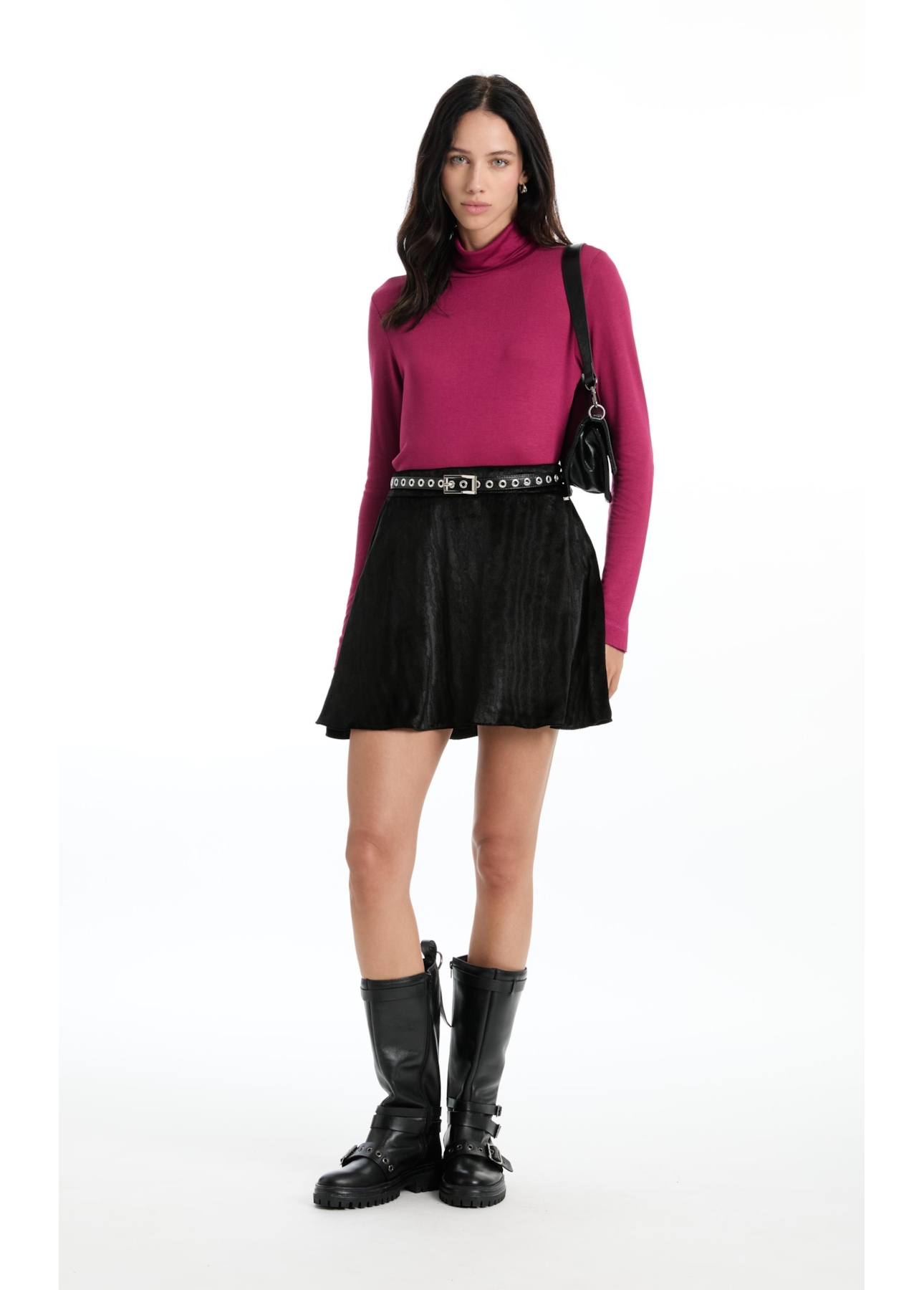 Blusa Rib Overdye Baby Look Violeta