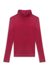 Blusa Rib Overdye Baby Look Violeta