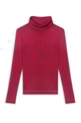 Blusa Rib Overdye Baby Look Violeta