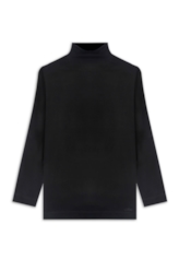 Blusa Rib Overdye Cardigan Preto