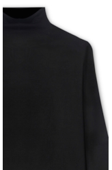 Blusa Rib Overdye Cardigan Preto