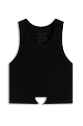 Blusa Rib Piercing Preto