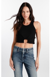 Blusa Rib Piercing Preto
