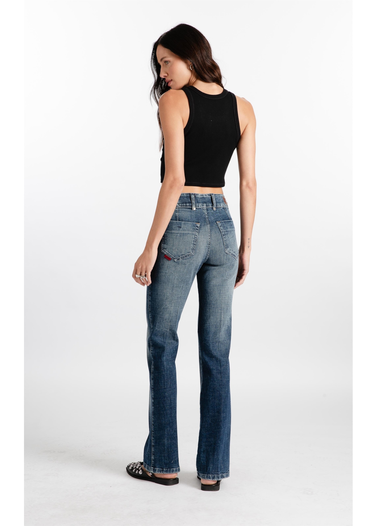 Blusa Rib Piercing Preto