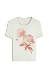 Blusa Rib Retilinea Off White