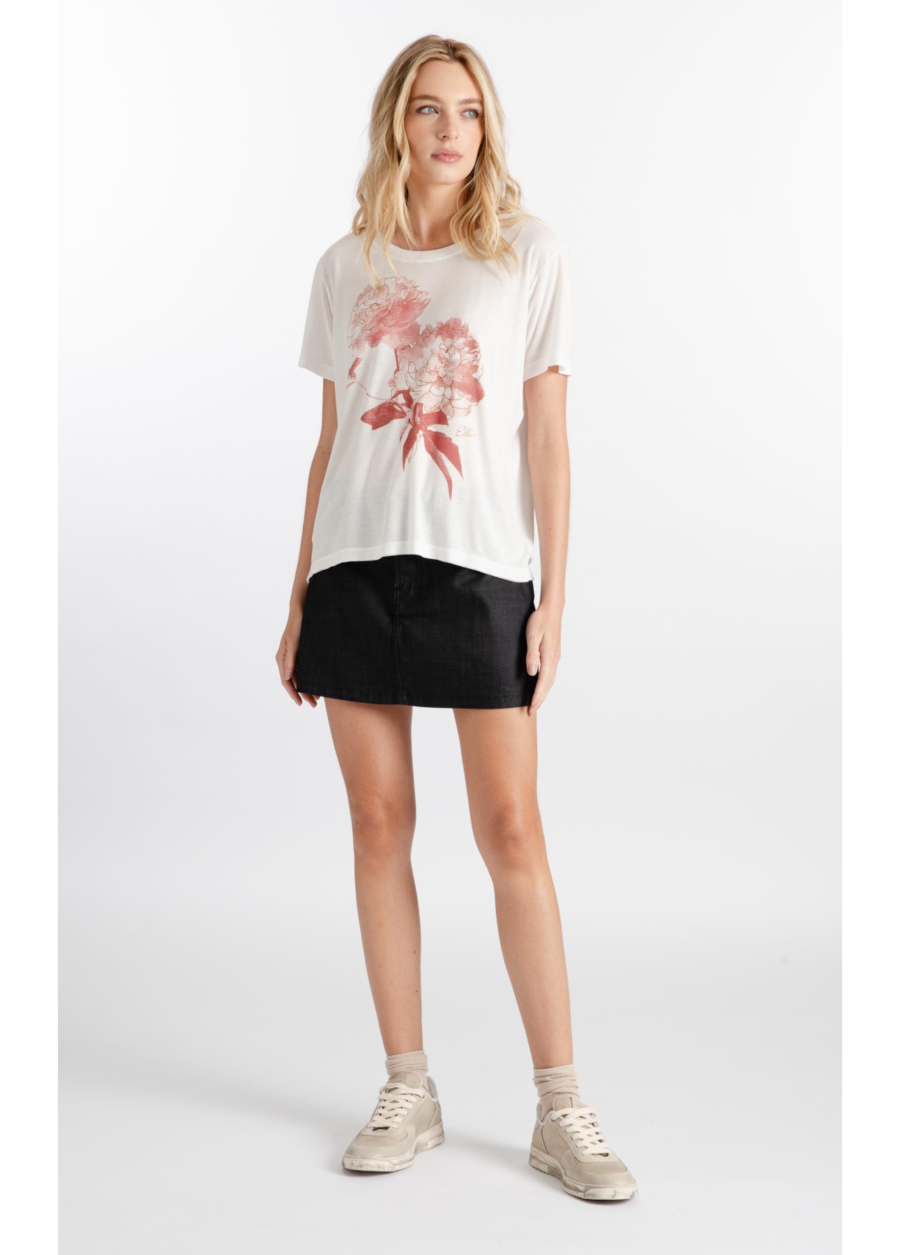 Blusa Rib Retilinea Off White