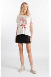 Blusa Rib Retilinea Off White