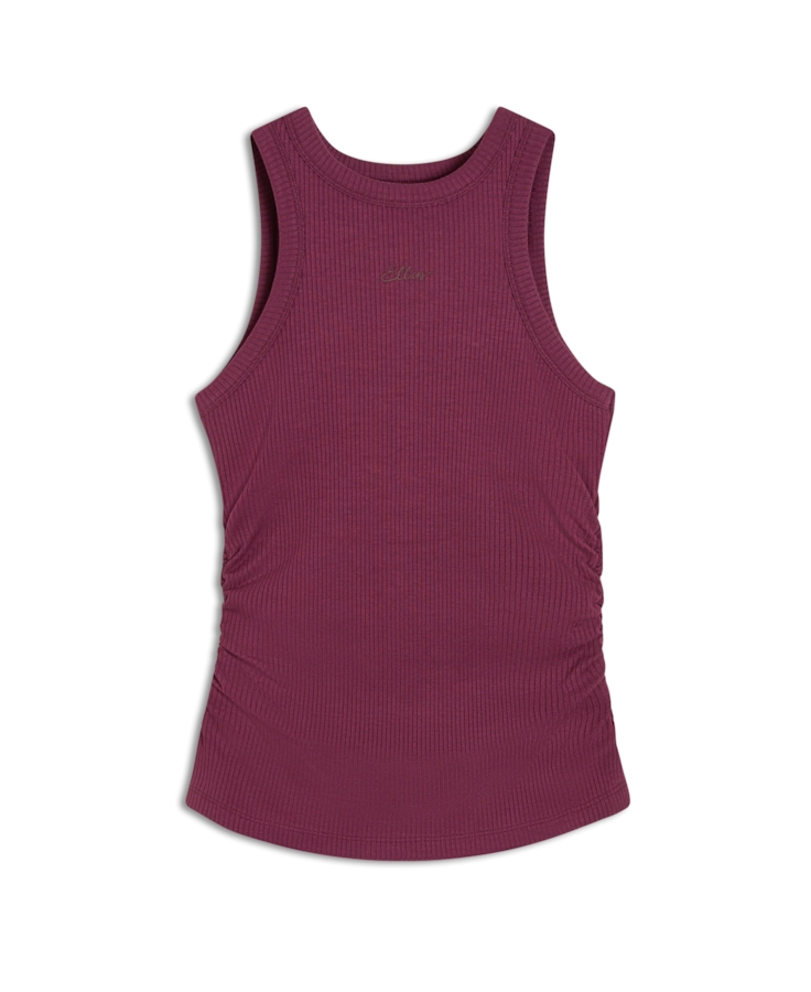 Blusa Rib Sleeveless Roxo