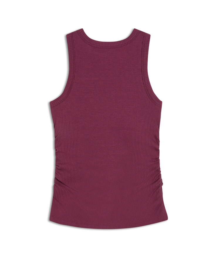 Blusa Rib Sleeveless Roxo